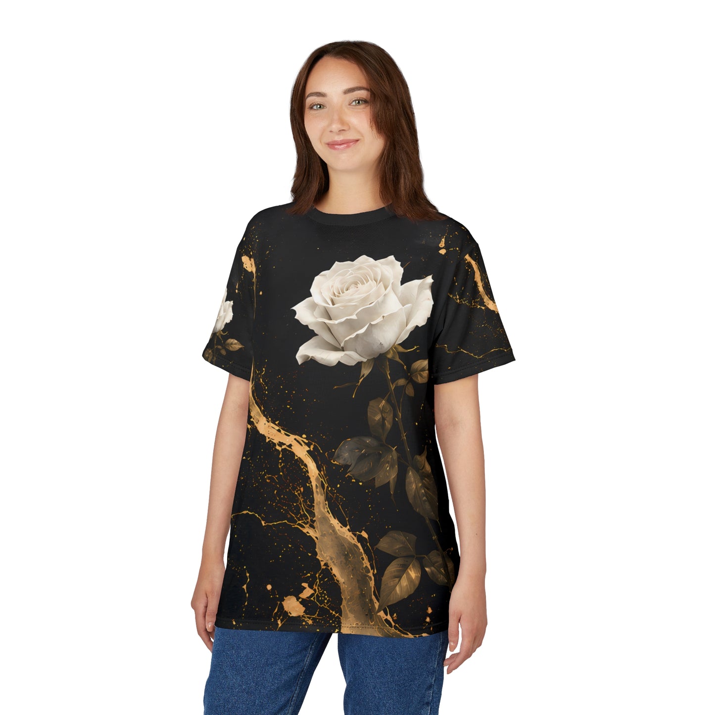White Rose Gold T-shirt
