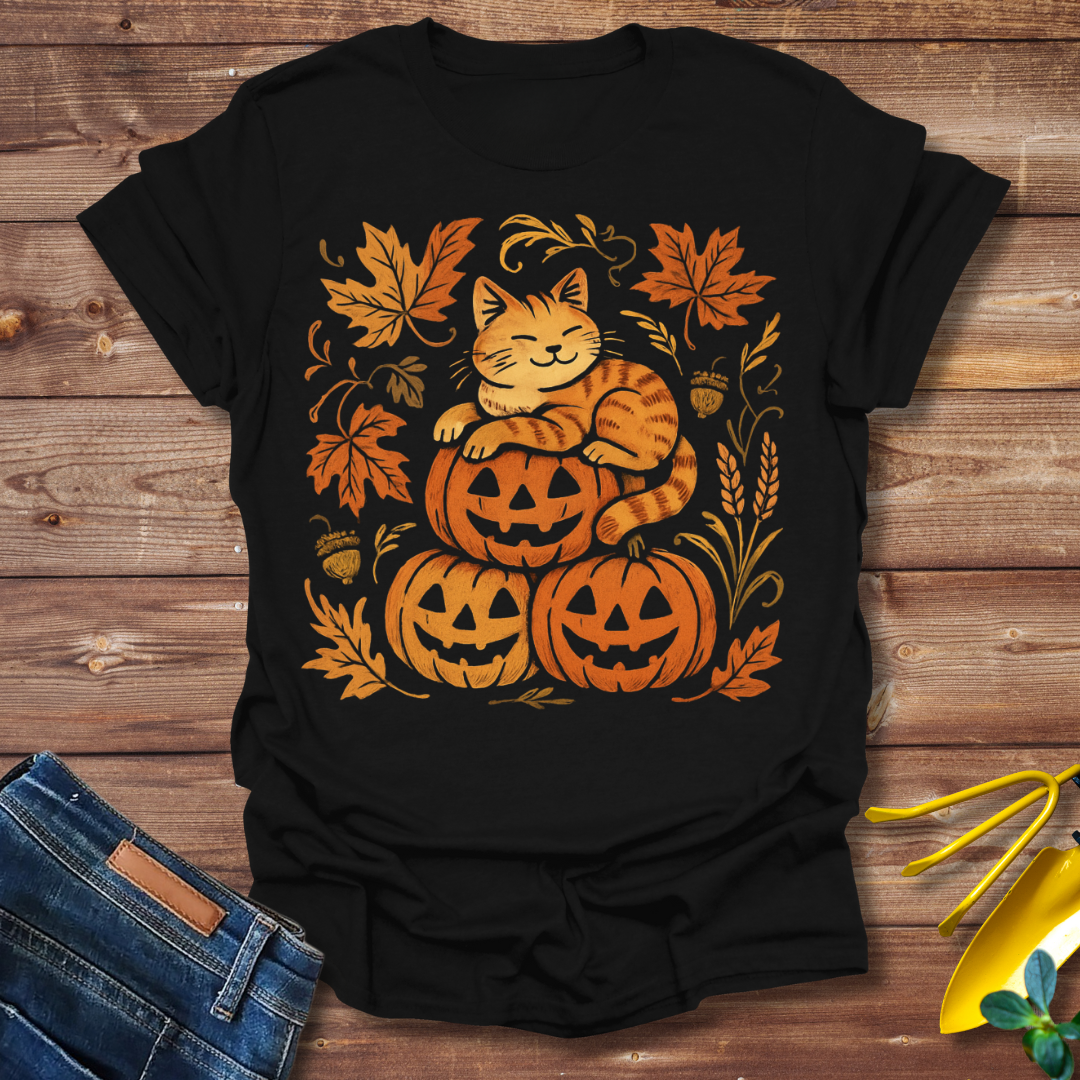 Halloween Cat T-shirt