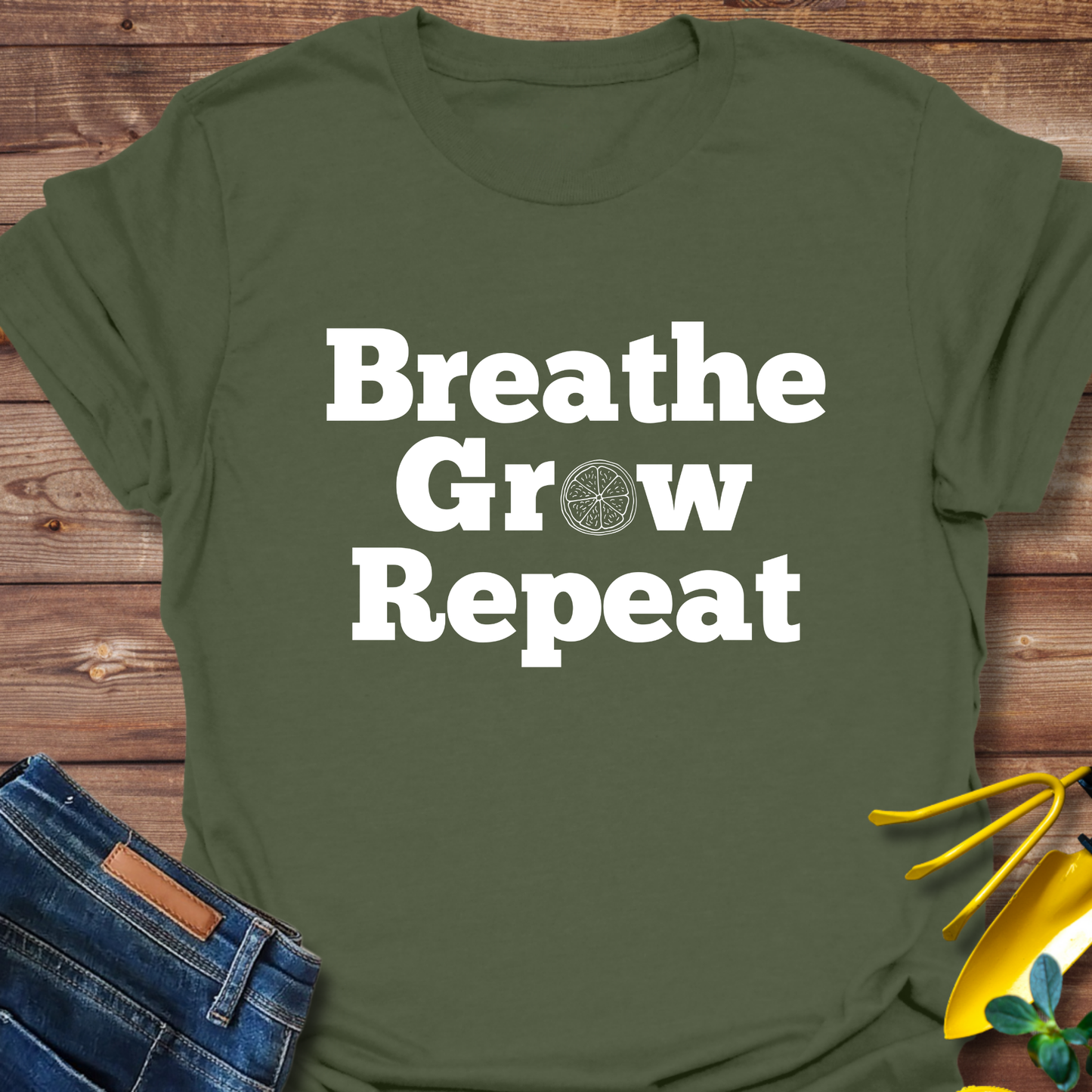 Breathe, Grow, Repeat T-shirt