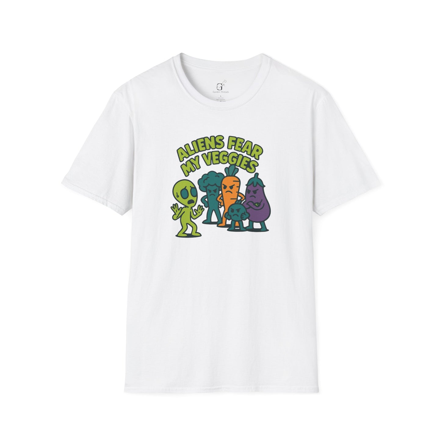 Aliens Fear My Veggies T-shirt