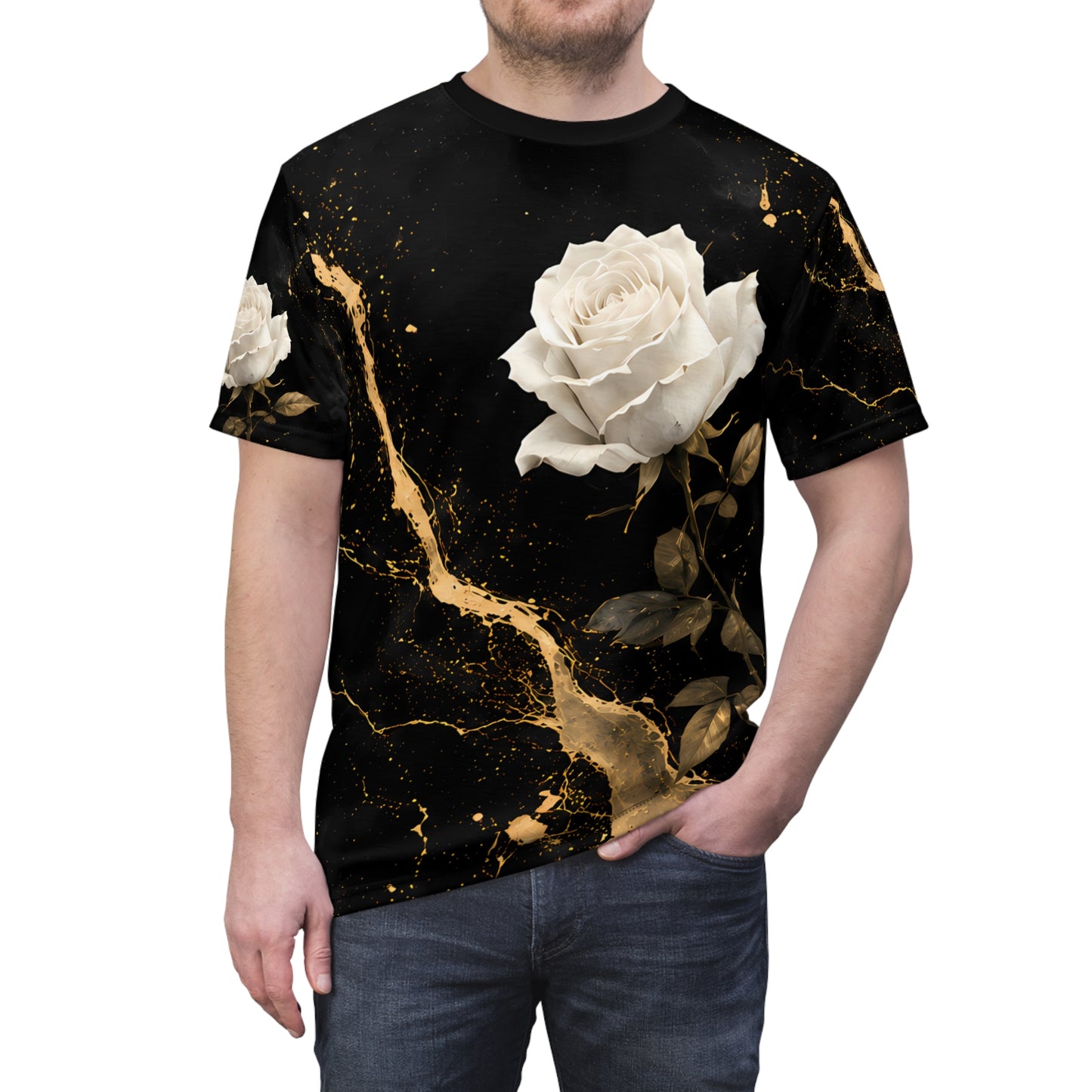 White Rose Gold T-shirt
