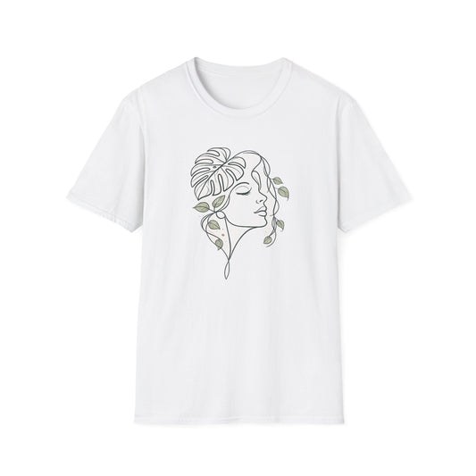 Floral Face T-shirt