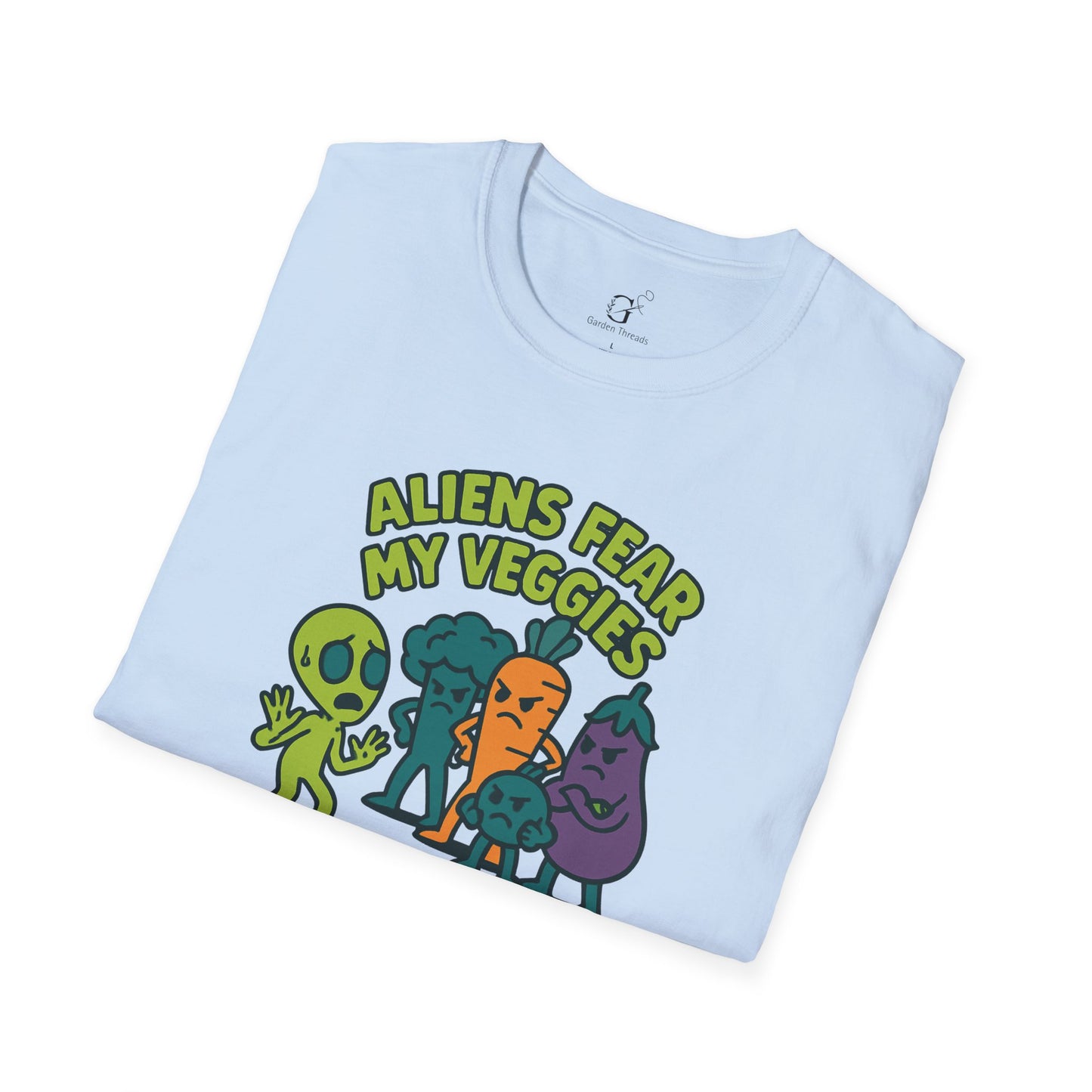 Aliens Fear My Veggies T-shirt