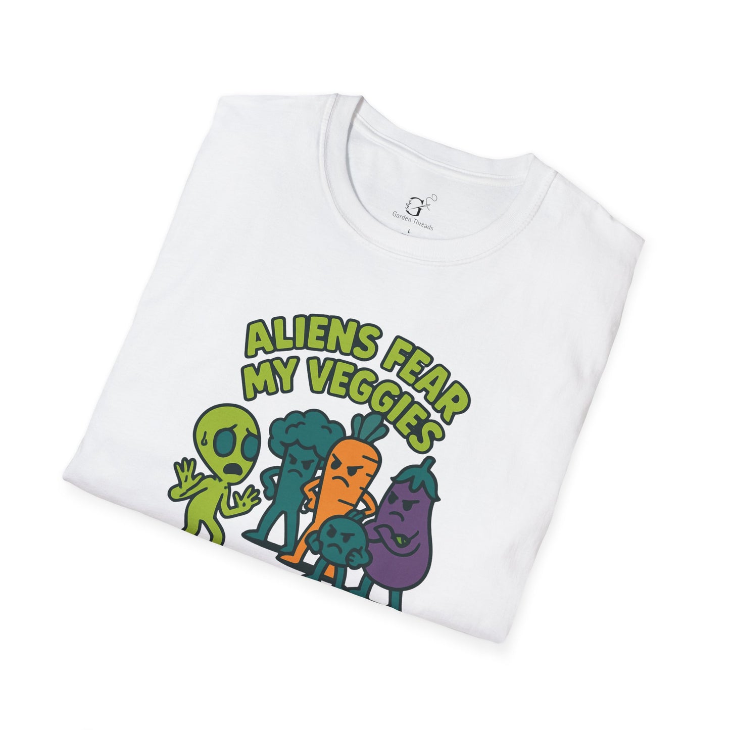 Aliens Fear My Veggies T-shirt