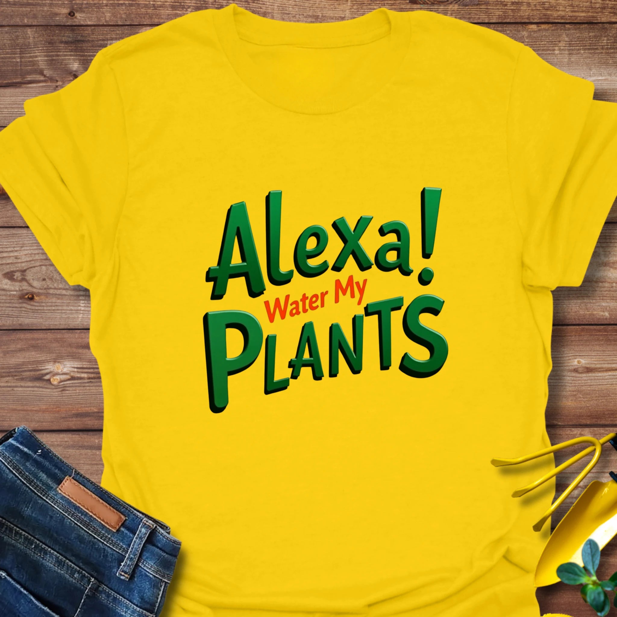 Plant Text T-Shirt