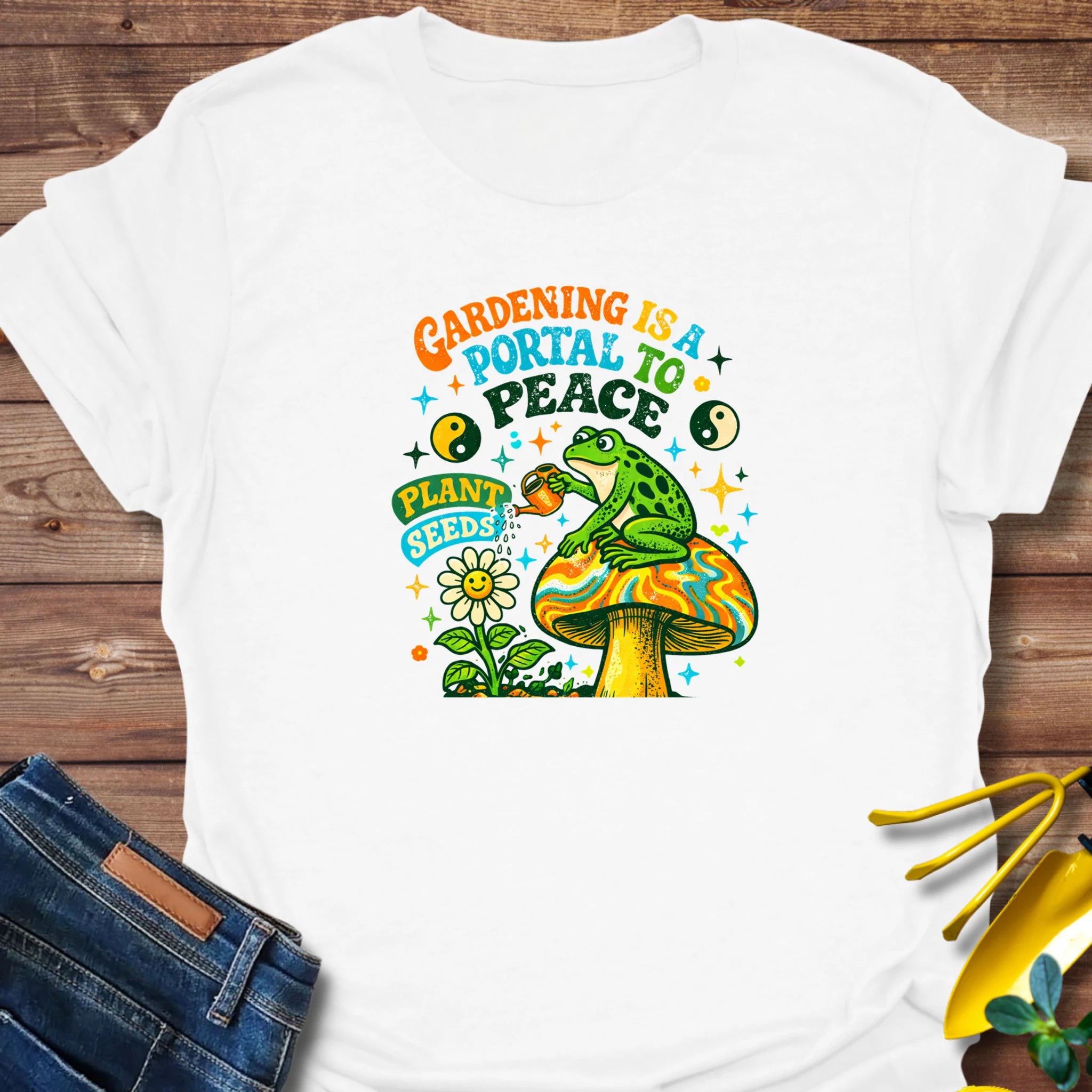 Gardening Peace T-Shirt
